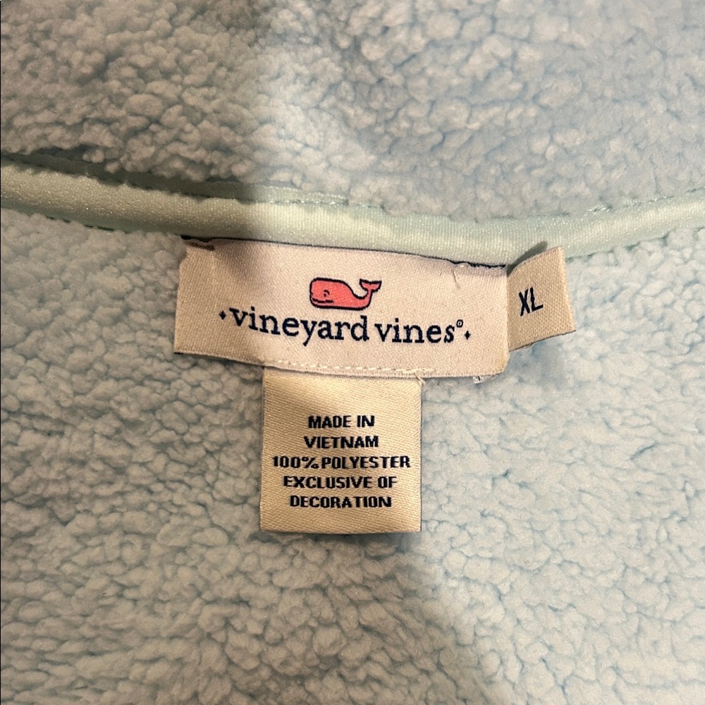 Vineyard Vines Soft Blue Cowl Neck Sweater - Picture 2 of 2